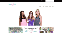 Desktop Screenshot of cheerloveapparel.com